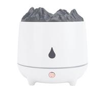 Generic Diffuseur D'huiles Essentielles Volcano, Humidificateur Silencieux, Minuterie de Chauffage Anti-Sec, USB pour la Maison, le Bureau, Prévention Intelligente des Brûlures à Sec, éclairage
