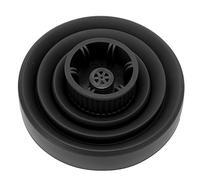 Generic Diffuseur Universel pour Sèche-cheveux, Diffuseur Pliable et Portable pour Sèche-cheveux, de Sortie d'air Dense pour une Répartition Uniforme de la Chaleur, pour de 1,6 à 2 Pouces (BLACK)