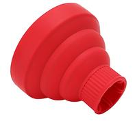 Generic Diffuseur Universel pour Sèche-cheveux, Outil de Coiffure Pliable, adapté aux Voyages, pour des Boucles Parfaites, Résultats Durables en Silicone Souple (rouge)