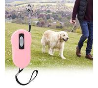 Generic Dirige de Chien Rétractable, Plomb de Chiens pour Rétractable Flexi Dog avec visibilité Nocturne Rape Réfléchissant Mini Automatique Télescopique Nylon Pet Lash pour Animaux de Compagnie