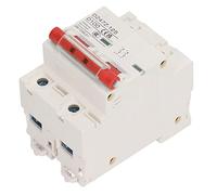 Generic Disjoncteur Cc 100A, Mini Disjoncteur 2P pour Systèmes Photovoltaïques, Matériau Pa66 Durable (rouge)