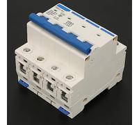 Generic Disjoncteur de Courant Miniature DZ47-63 4P 32A 400V et Protection Résistante contre les Fuites électriques, les Surcharges et les Courts-circuits pour la Décoration de la Maison, la