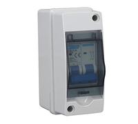 Generic Disjoncteur MCB Boîtier de Combinaison étanche 1000V DC 20A avec Interrupteur de Déconnexion pour Systèmes Solaires Extérieurs