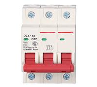 Generic Disjoncteur Miniature avec Couvercle PC, Conception Modulaire, Montage sur Rail DIN pour L'éclairage et la Distribution D'énergie (32A)