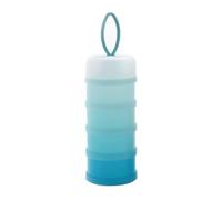 Generic Dispensateur de Formule, Distributeur de Poudre Portable à 4 Couches de Formule de de Récipient de Voyage avec Contenant de Rangement de Poignée de Transport pour Collations Candy (BLUE)