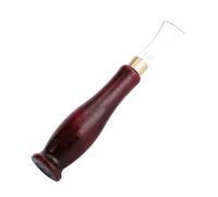 Generic Dispositif de Bord de Fente en Cuir, Tondeuse Peu Profonde en Acier Inoxydable pour L'artisanat du Cuir, Outil de Rainurage de Bord de 1,0 Mm pour la Décoration de Sangles, Outil de (Bois +