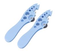 Generic Dispositif de D'ampoule en Forme de Poisson en Plastique, Ouvre-porte Sûr et Portable, 2 Pièces pour le Travail Quotidien