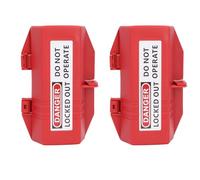 Generic Dispositif de sécurité Polyvalent de Verrouillage de Prise de Cordon D'alimentation, 2 Pièces pour les Industries électriques et Chimiques, fabriqué à Partir de PP Durable
