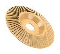Generic Disque de Façonnage, Meule en Carbure de Tungstène pour le Travail du Bois, Disque Abrasif de 125 Mm pour la Sculpture, le Façonnage, le Ponçage et le Polissage du Bois, Accessoire de