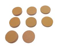 Generic Disques Abrasifs à Crochets et Boucles en Oxyde D'aluminium doré de 3 Pouces pour un Travail du Bois et Automobile Efficace, Paquet de 100