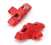 Generic Disques de Frein de Roue pour Voiture UDR 1/7 RC - Alliage D'aluminium de qualité Supérieure, Surface de Freinage Non Directionnelle, Mise à Niveau Décorative, Lot de 4 (Rouge)