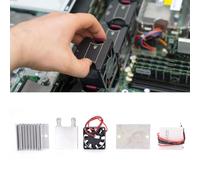 Generic Dissipateur de Chaleur Refroidisseur électrique Thermique Léger TEC1-12706 Plaque Froide avec Bloc D'eau et Ventilateur pour Applications de Refroidissement de Semi-conducteurs 1,57 X 1,57