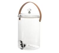 Generic Distributeur de Boisson Verseuse à Eau Froide avec Robinet Intégré Grande Contenant à Boissons Réfrigérées Filtre Anti-blocage avec Poignée, 6 L