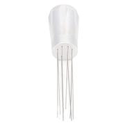 Generic Distributeur de café, Distributeur Expresso Outils Expresso avec une Poignée Confortable de qualité Alimentaire en Acier Inoxydable 4.1 Pouces pour le Bureau du café Domestique (SILVER)