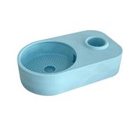 Generic Distributeur d'eau automatique pour chat avec contrôle du débit pour chats et chiens Bouchon réglable empêche les débordements Facile à nettoyer Économie d'espace Fontaine à boire silencieuse
