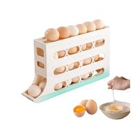 Generic Distributeur D'œufs Pour Réfrigérateur, Rangement Oeufs Frigo, Distributeur Oeufs Rouler Automatiquement La Boîte À Œufs À 4 Niveaux, Peut Contenir 30 Œufs Rangement Frigo, SQGTE085SSBNUAS5L