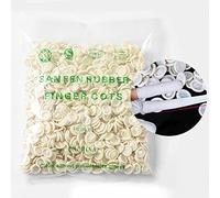 Generic Doigts Jetables en Latex, 300 Pièces, Antistatiques, Poussière, pour L'électronique et la Manipulation des Batteries, Blanc Lait