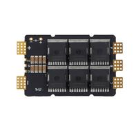 Generic Double Bec Drone ESC Support Haute Tension Efficace 120 A Courant Continu pour Drone de Course FPV, Contrôleur de Vol ESC Simple pour Quadrirotor RC 55 X 32 Mm Noir