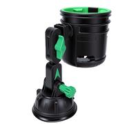 Generic Double Porte-gobelet pour Voiture avec Angles Réglables et Base à Forte Ventouse, Parfait pour Les Tasses et Bouteilles de Voyage, Design Compact en ABS, 1 Pièce