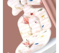 Generic Doublure de Chaise pour bébé, Coussin de Poussette en Coton Confortable, Coussin de Siège Respirant pour Toutes les Saisons, pour les Tout-petits (Brise)