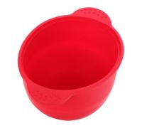Generic Doublure Pliable en Silicone 300 Ml Rouge pour Pot Chauffe-cire, Bol Intérieur Résistant la Chaleur pour Épilation et Préparation de Masques Visage, Récipient Polyvalent