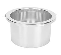 Generic Dougleur de Pot à Cire, Argent de Cire Argentée Chauffeur de Poule Intérieure Épilation de Cheveux Accessoire de Bol à 100 Mm Alliage en Aluminium Non Stick et Chauffage Conducteur pour le