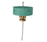 Generic Downlight Hole Overner 7,5 Mm Bit de Forage à Tige Hexarmétrique avec Couvercle de Poussière de 125 Mm - Conception Universelle pour les Perceuses électriques, Construction en Acier en