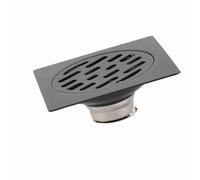 Generic Drain de Sol de Douche Robuste en Acier Inoxydable pour Une Vitesse de Drainage Rapide, Empêche Les Insectes pour Une Utilisation dans la Salle de Bain (2 Types, 5") (Siphon de Sol Ordinaire)