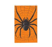 Generic Drapeau double face imprimé Halloween 90x150cm Bannière décorative | Tissu polyester durable, design léger, couleurs vives, facile à suspendre, œillets métalliques, affichage intérieur et