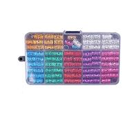 Generic Dreadlocks en Perles pour Cheveux, 170 Pièces, Motifs élégants pour Fêtes, Banquets de Mariage, Matériaux Flexibles et Pliables