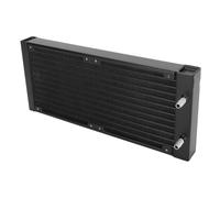 Generic Échangeur de Chaleur Liquide, Radiateur de Refroidissement par Eau Résistant à la Pression en Alliage d'aluminium pour équipement d'impression Médicale pour Tuyau Souple de 6 à 7 Mm (BLACK)