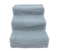 Generic Échelle de Rampe pour Chien, Réduit Le Stress des Articulations, Escalier pour Chien, Forte Friction, Tissu Doux, Structure Robuste, Facile à Installer pour Les Canapés (Grey)