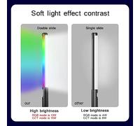 Generic Éclairage des Bâtons, Lumière du Tube de Bâton Léger avec 21 Lanterne en Mode d'éclairage d' en 15W RVB Rod à Double Face 2500k-9000K pour la Photographie et l' Créatif