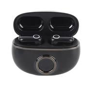 Generic Écouteurs Bluetooth avec Traduction en 144 Langues, Vitesse Rapide, Son Clair, Traduction en Ligne, pour Amis, Famille, Voyage, Plastique, Noir, 2 écouteurs, 1 étui, 1 câble. (Black)
