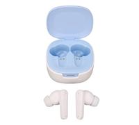 Generic Écouteurs de Traduction Bluetooth, Suppression Active du Bruit, Traducteur Multilingue pour Activités de Plein Air, ABS, Blanc, 1 Boîtier de Chargement, 2 écouteurs (Blue)