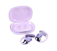 Generic Écouteurs de Traduction de Langue, écran Tactile avancé de 140 Langues, Casque de Traduction Bluetooth, compatibilité Universelle du Système (Purple)