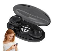 Generic - Écouteurs intra-auriculaires sans fil - Noir - Bluetooth 5.3 - IPX5 - 24h de musique - Réduction de bruit hybride - Pour dormeurs latéraux