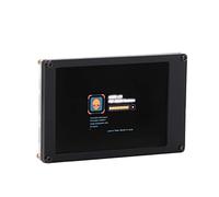 Generic Écran D'affichage LCD sous-écran Compact IPS de 3,5" avec Câble d'alimentation USB pour, Image Efficace et Claire pour Les Passionnés D'informatique