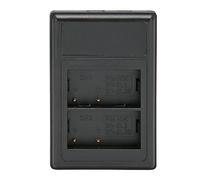 Generic Écran d'alimentation Professionnelle du Chargeur de Batterie Double 8.4 V Chambre de Chargeur de Charge Multi-Protection Universelle pour D70S pour D80 pour D300 pour 3E