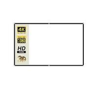 Generic Écran de Projection Pliable Portable Haute densité, Rapport 16:9, 1080P 3D 4K HD, projecteur de Film 60 72 84 92 100 120 150 Pouces(180 inch)