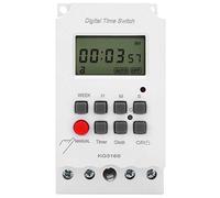 Generic Écran LCD à Interrupteur Horaire Numérique avec Minuterie de Micro-ordinateur pour le Contrôle automatisé des équipements électriques, 32 Groupes Marche/arrêt, Matériau ABS de Haute qualité