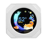 Generic Écran LCD Refroidisseur de Processeur, Données en Temps Réel, Affichage de la Température de l'Ordinateur, Contrôle en un , USB 2.1 Pouces pour Ordinateur de Bureau (WHITE)