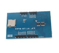 Generic Écran LCD TFT 3,5 Pouces avec Prise pour Carte Mémoire et Circuit FLASH SPI, Module D'affichage à Grand Angle de pour les Exemples Module LCD pour les Amateurs D'électronique (avec le toucher)