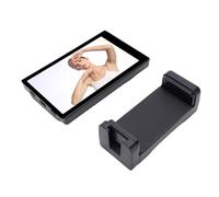 Generic Écran Selfie pour Caméra Arrière de Téléphone avec Pince Magnétique, 3 Niveaux de Réglage de la luminosité, Prend en Charge la Mise en Miroir D'écran sans Fil WiFi, Conception Portable