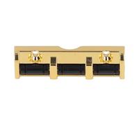 Generic Écrou à Rouleau pour Guitare électrique, 43mm, Métal Durable, Six Cordes de Remplacement pour une Meilleure Performance de Réglage (GOLD)
