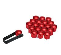 Generic Écrou de Capuchon, Boulons Hexagonaux Boulets en Plastique Capo de Protection Contre la Vis Hexagonale avec Outil de Retrait 20pcs Universal Couvre à écrou de Roue 21 Mm Capes à à de (R)