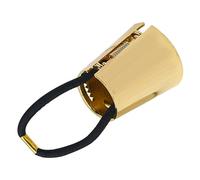 Generic Élastique à Cheveux en Métal Doré pour Queue de Cheval, Manchette Métallique Fine, Accessoire Coiffure Femme et Fille, Bande de Cheveux Extensible, Adapté Sport et Usage Quotidien