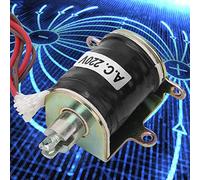 Generic Électro-aimant à Solénoïde AC, Mouvement Linéaire Push-pull Fiable pour Distributeurs Automatiques, Course 220VAC 3N 10mm pour Appareils de Bureau