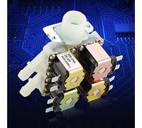 Generic Électrovanne électrique Durable Résistante à l'humidité pour Vidange D'eau 12 V DN20 G3/4 Valve en Plastique 1 Entrée 4 Sorties N/C pour la Maison, la Cuisine, la Salle de Bain