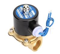 Generic Électrovanne électrique, Valve électromagnétique à Faible Consommation d'énergie AC110V 2W Prévention de la Rouille de dureté élevée pour la Maison (2W160-15*AC110V)